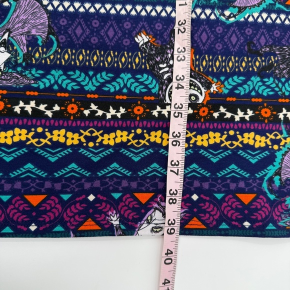 Lularoe Dress Women Large Disney Nightmare Before Christmas Multicolor Stretch - Picture 9 of 10